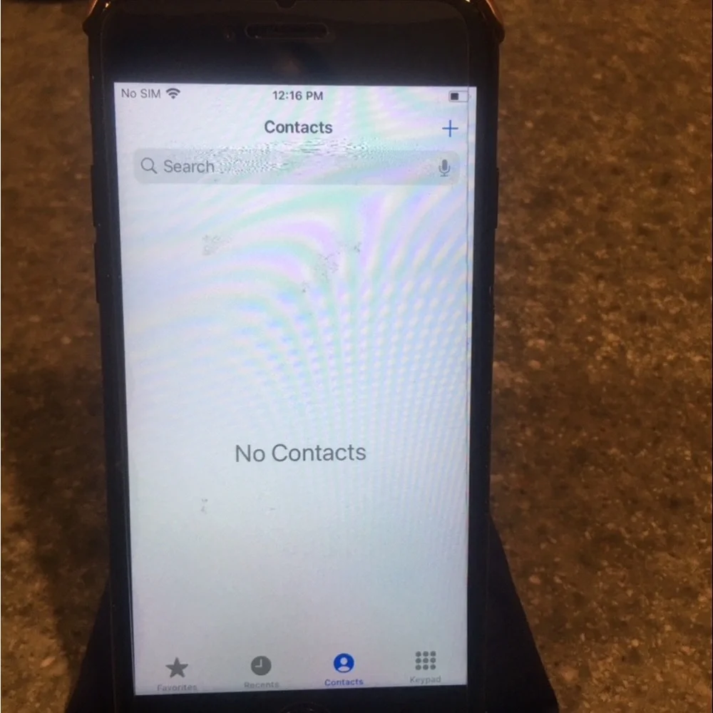 Apple iPhone - Silver and Black